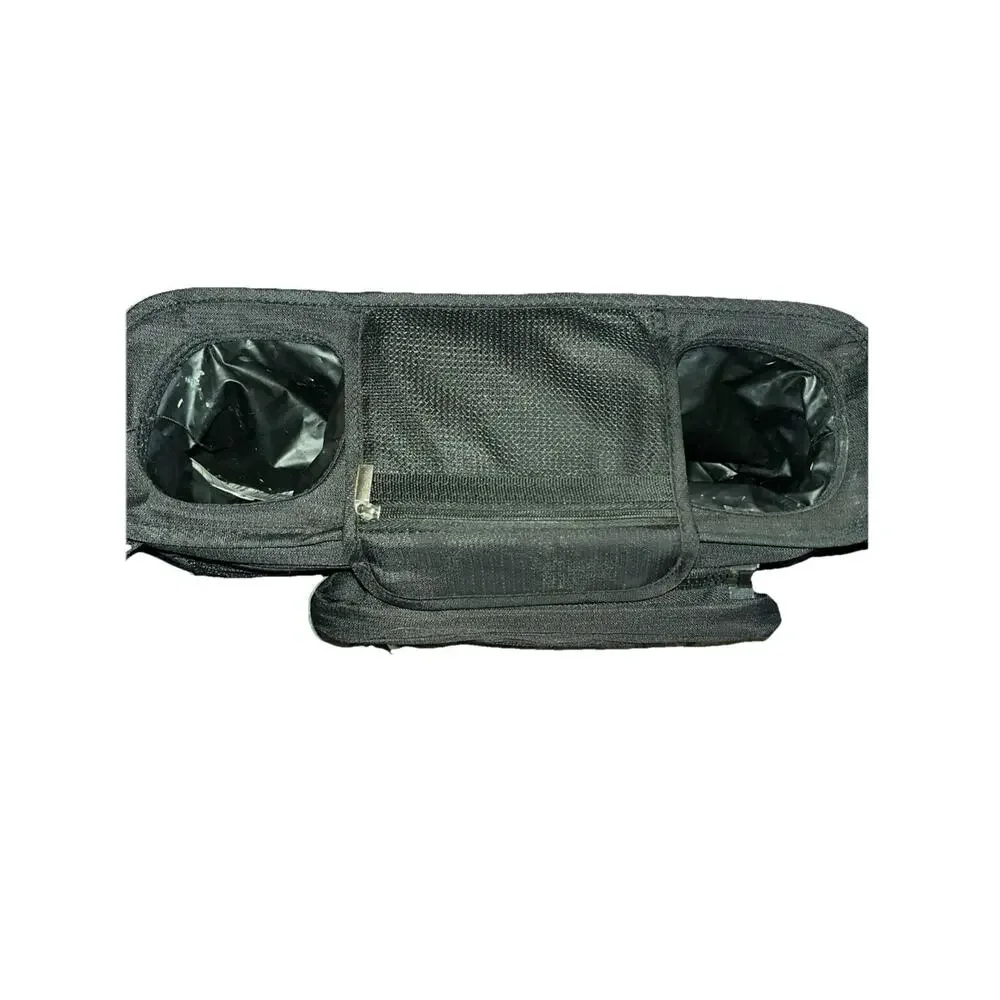 Momcozy Universal Stroller Organizer w/ Insulated Cup Holder & Straps